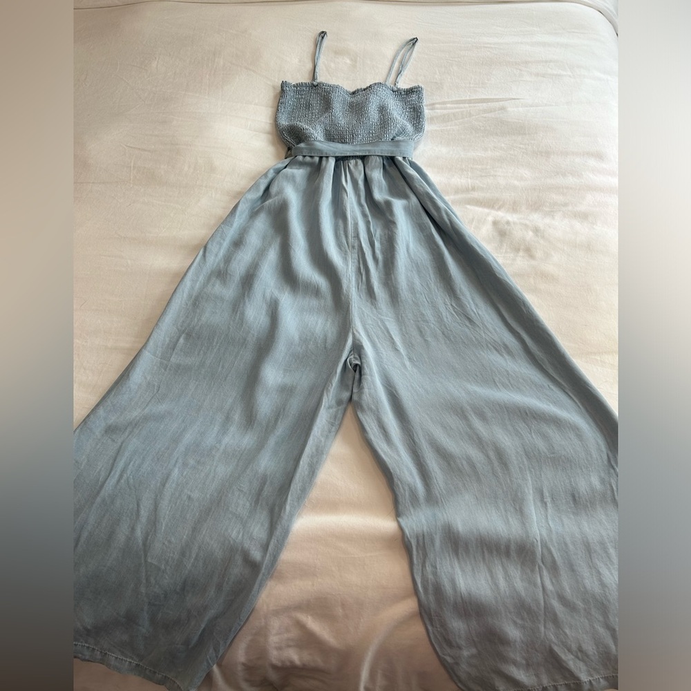 LOVE TREE - Spaghetti Strap Wide Leg Jumpsuit Size M - Picture 8 of 14